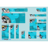 FREE editable template, # pro medical editable banner template set of 13 PSD