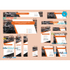FREE editable template, # transport motion editable banner template set of 13 PSD