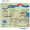 editable template, GAMBIA entry visa PSD template, fully editable