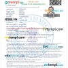 editable template, INDIA electronic visa PSD template, fully editable