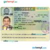 editable template, IRELAND travel visa PSD template, fully editable