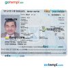 editable template, ISRAEL tourist visa PSD template, completely editable, with fonts