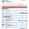 editable template, CHINA CITIC Bank corporate account statement Word and PDF template