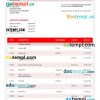 editable template, China Merchants bank firm account statement Word and PDF template