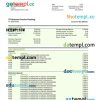 editable template, TD organization bank statement Word and PDF template