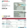 editable template, AGRIBANK company statement Word and PDF template