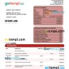 editable template, Banca Generali organization checking account statement Word and PDF template