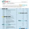 editable template, Banca Mediolanum firm account statement Word and PDF template