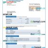 editable template, Bank Rakyat enterprise account statement Word and PDF template