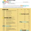 editable template, Banque Misr organization checking account statement Word and PDF template