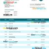 editable template, BANQUE Saudi Fransi company checking account statement Word and PDF template