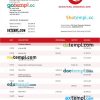 editable template, BEIJING Rural Commercial Bank company statement Word and PDF template