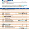 editable template, Cib Bank enterprise account statement Word and PDF template