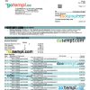 editable template, CIC Bank enterprise statement Word and PDF template