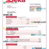 editable template, DEKABANK firm statement Word and PDF template