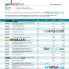 editable template, DNB Bank firm account statement Word and PDF template