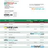 editable template, DUBAI Islamic Bank enterprise statement Word and PDF template