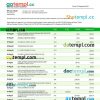 editable template, Green Dot Bank business checking account statement Word and PDF template