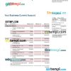 editable template, Helaba Bank firm account statement Word and PDF template