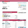 editable template, Home Bancshares Bank firm account statement Word and PDF template