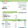 editable template, Kenya Commercial Bnak firm account statement Word and PDF template