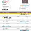 editable template, KRUNGSRI-Bank of Ayudha business statement Word and PDF template