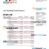 editable template, Kutxabank company account statement Word and PDF template