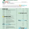 editable template, Land Bank of Taiwan firm account statement Word and PDF template