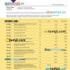 editable template, LGT Bank organization checking account statement Word and PDF template