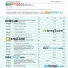 editable template, LIOYDS Bank organization account statement Word and PDF template