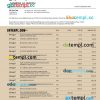 editable template, MASRAF Al Rayan Bank company checking account statement Word and PDF template