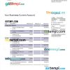 editable template, Mediobanca business statement Word and PDF template
