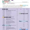 editable template, NLB Bank firm account statement Word and PDF template