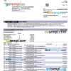 editable template, NORDEA Bank enterprise checking account statement Word and PDF template