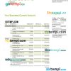 editable template, REGIONS Financial Corporation company checking account statement Word and PDF template