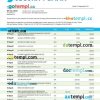 editable template, Security Bank firm account statement Word and PDF template
