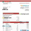 editable template, Shanghai Commercial & Savings Bank firm account statement Word and PDF template