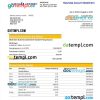 editable template, SHANGHAI Rural Commercial Bank enterprise statement Word and PDF template