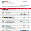 editable template, SOCIETE GENERALE Bank firm account statement Word and PDF template