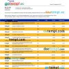 editable template, SOUTH State Bank company statement Word and PDF template