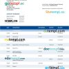 editable template, STATE Street Bank organization bank statement Word and PDF template