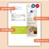 AGL Australia gas  business utility bill, PDF and WORD template