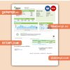 Ameren Missouri electricity business utility bill, Word and PDF template, 4 pages, version 3