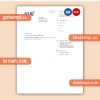 BT business utility bill, Word and PDF template
