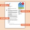 British Gas business utility bill, PDF and Word template