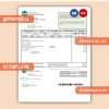 C & L Electric Cooperative Corporation business utility bill, PDF and WORD template