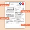 CPS Energy business utility bill , Word and PDF template