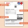 E.on UK electricity business utility bill, Word and PDF template