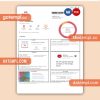 EDP Spain business utility bill, Word and PDF template