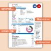 Enel Energia business utility bill, Word and PDF template